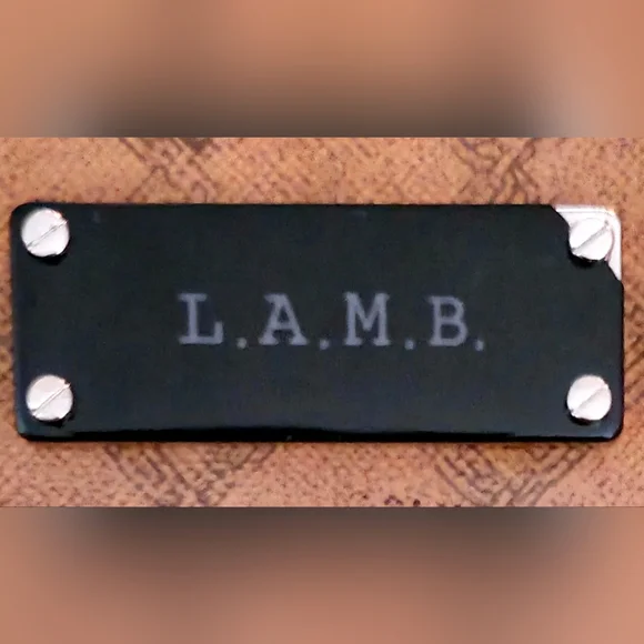 📣Y2K Vintage Gwen Stefani L.A.M.B. 🎶 💜 Logo Wristlet Like 🆕🤩Great Gift 🎁 - Picture 4 of 4